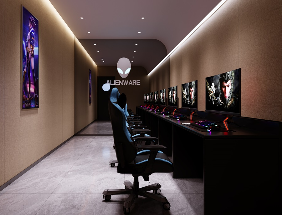 杭州电竞网咖设计装修案例